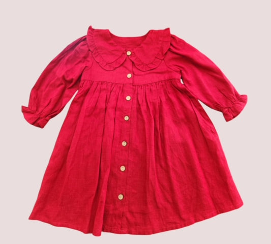 Maroon Red Dress