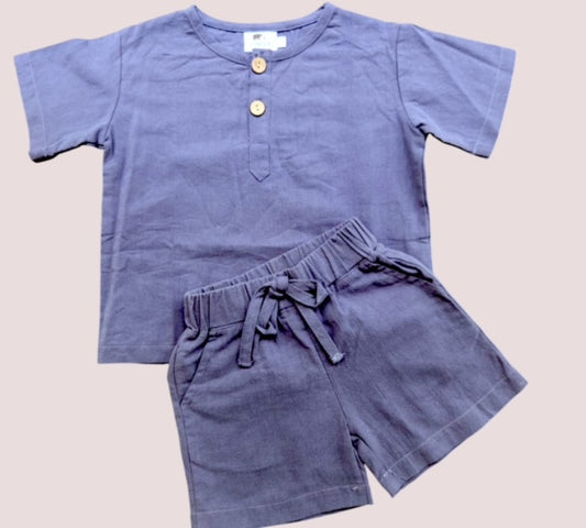 Navy Blue Boy Set