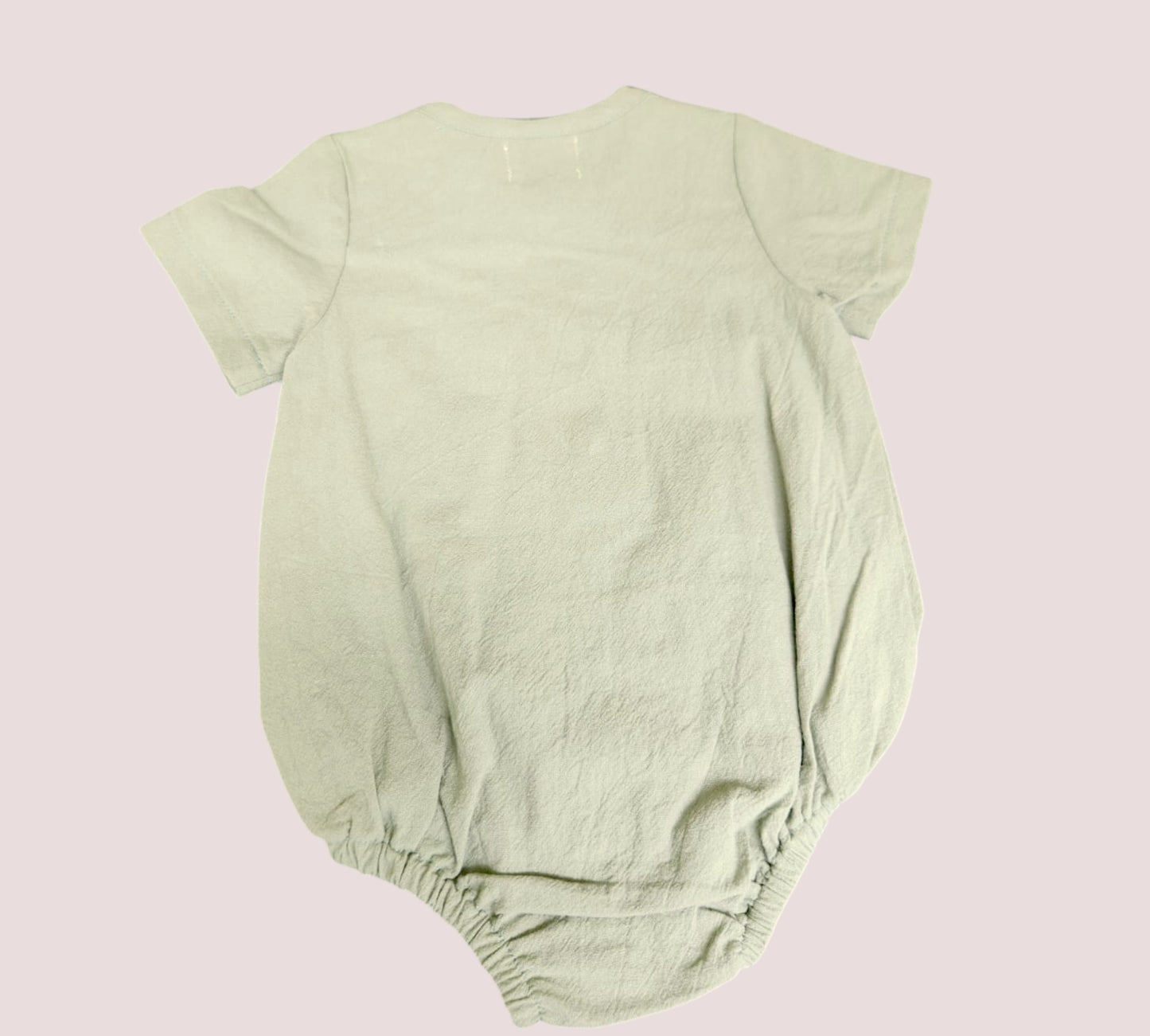 Boy Sage Romper